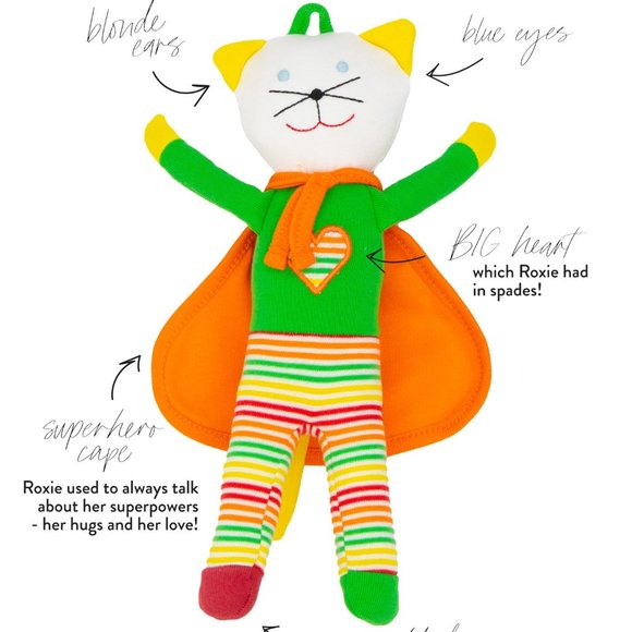 Under The Nile SuperMeow Roxie Scrappy Cat 10" - Picture 2 of 2